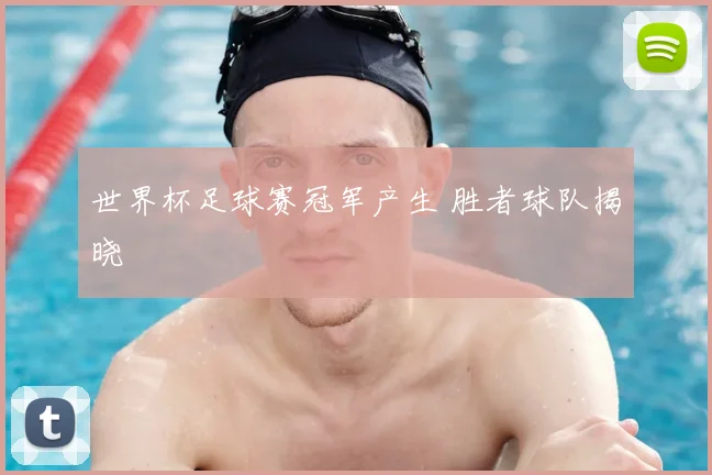 世界杯足球赛冠军产生 胜者球队揭晓