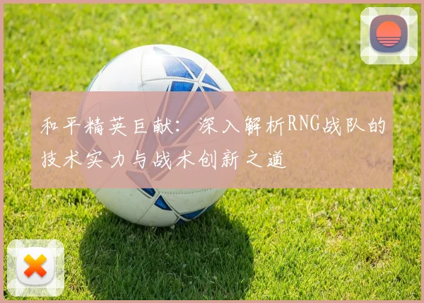 和平精英巨献：深入解析RNG战队的技术实力与战术创新之道