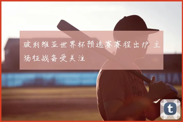 玻利维亚世界杯预选赛赛程出炉 主场征战备受关注