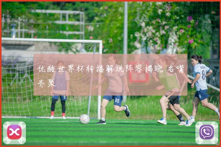 优酷世界杯转播解说阵容揭晓 名嘴齐聚